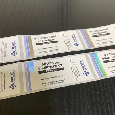 은박 프린팅과 ISO9001 PMS 색깔 26 밀리미터 길이 30 밀리람베르트 병 라벨