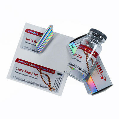 Anti Counterfeit 10ml Dropper Bottle Labels , 6cm Length Adhesive Sticker Labels