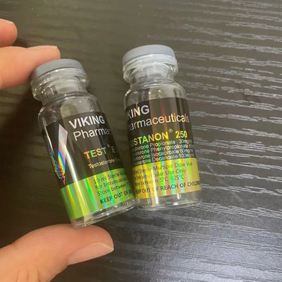 아트페이퍼 CMYK 컬러 제약 스테로이드 물약병 레이블 ISO는 찬성했습니다