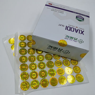 레이저 논문 전문자필 탬퍼 분명한 브랜드 방수 홀로그램 밀봉 스티커