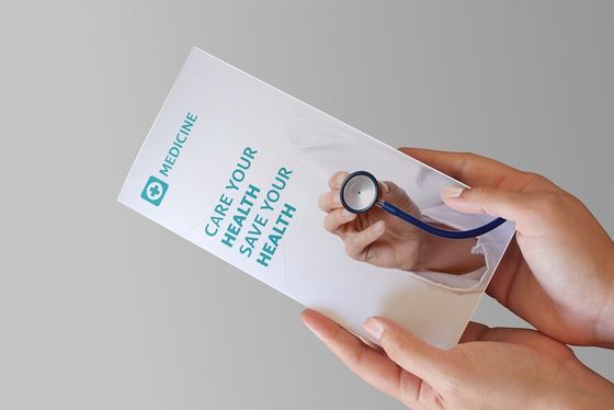 약상자를 위한 128gsm 아트페이퍼 A4 맞춘 전단 프린팅