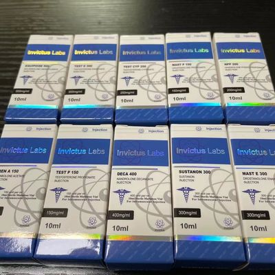 광택 밝은 영화를 가진은 홀로그램 포일 10ml 20ml 스테로이드 포장 상자